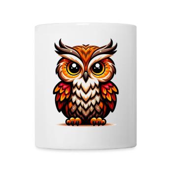 Hibou - Mug blanc - blanc - Devant