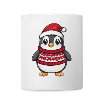 Penguin Christmas Comic - Mug - white - Front