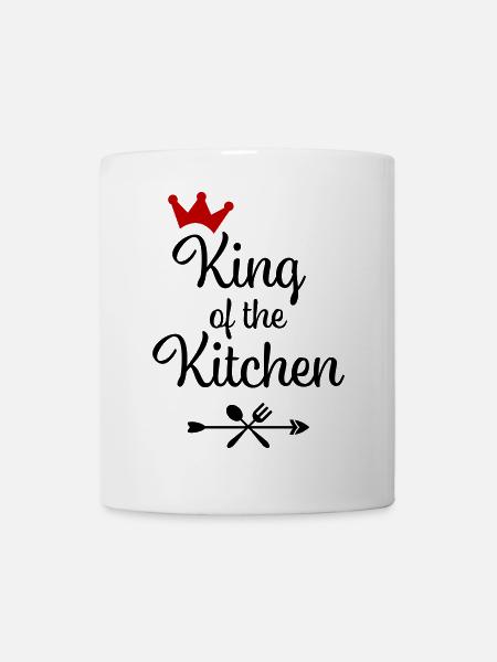 Kochschürze für Männer - Tasse - Weiß