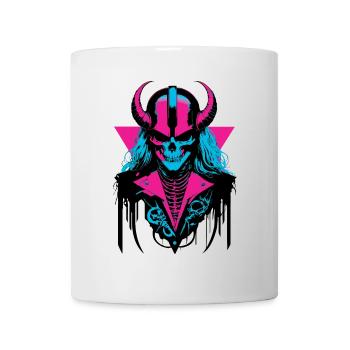 Retro-Zombie - Tasse - Weiß - Vorne