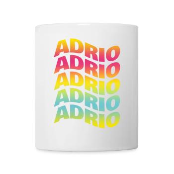 Idée cadeau t-shirt effet vague Adrio - Mug blanc - blanc - Devant