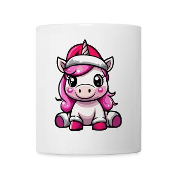 Unicorn Christmas Cute - Mug - white - Front