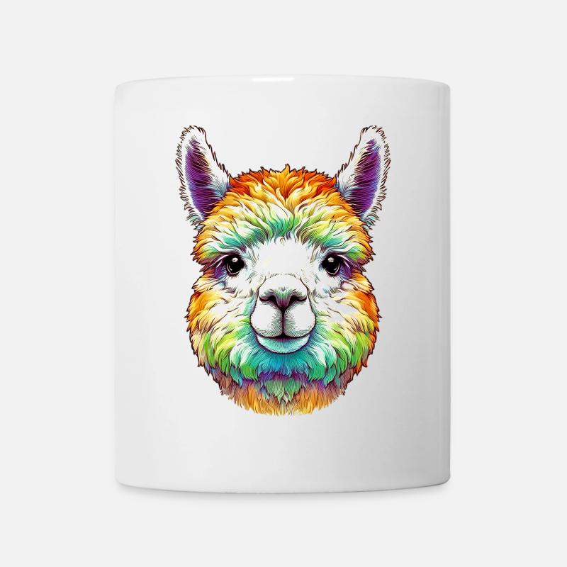 Alpaga - Mug blanc - blanc