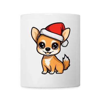 Chihuahua Dog Christmas Cute - Mug - white - Front