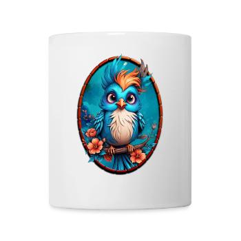 Vibrant Blue Bird - Mug - white - Front