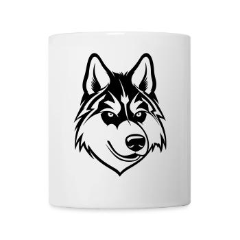 Husky Dog Wolf - Mug - white - Front