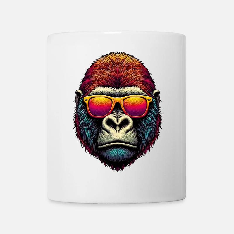 Gorille - Mug blanc - blanc