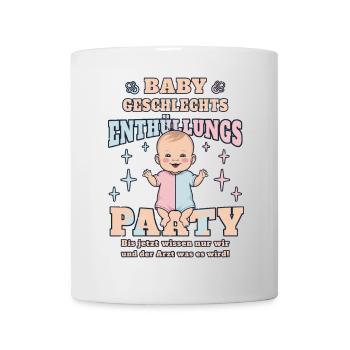 Baby Enthüllungs Party - Tasse - Weiß - Vorne