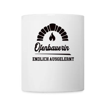 Ofenbauerin Ausbildung Bestanden Ofenbau Lehre - Tasse - Weiß - Vorne