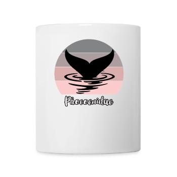 Schweinswal Phocoenidae Walflosse Wal Taucher Wale - Tasse - Weiß - Vorne