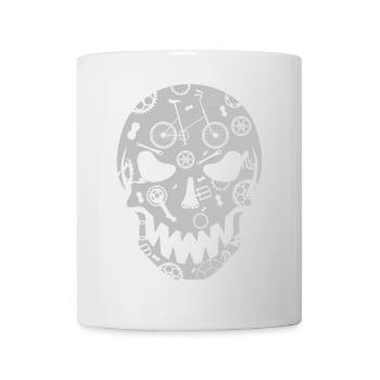 Klapprad Totenkopf T-Shirt Fashion Hoodie gothic - Tasse - Weiß - Vorne