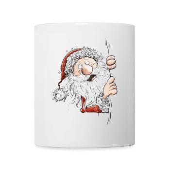 Lustiger Weihnachtsmann I Nikolaus - Tasse - Weiß - Vorne