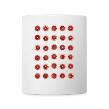 dried blood oranges - Mug - white - Front
