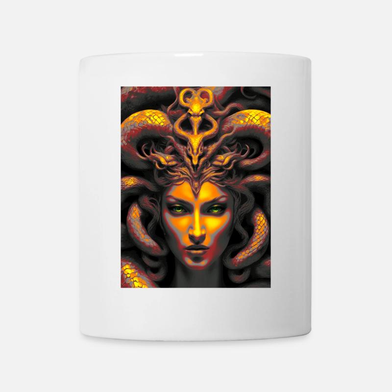 Medusa Gorgonen - Tasse - Weiß