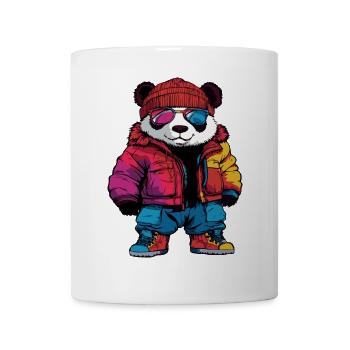 Panda Mode Hiver - Mug blanc - blanc - Devant