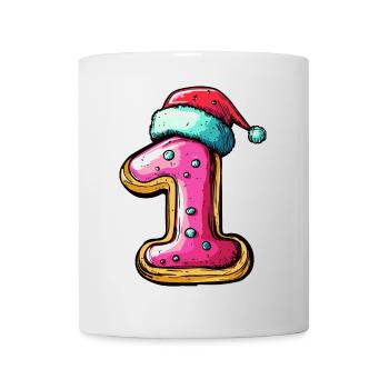 1 Number Christmas Cookie - Mug - white - Front