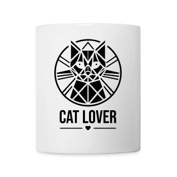 Catlover Cat Lover Design - Mug blanc - blanc - Devant