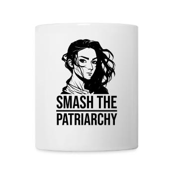 smash the patriarchy - Tasse - Weiß - Vorne