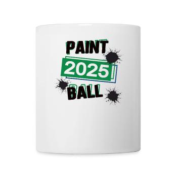 Paintball Spieler Team Turnier Mannschaft in 2025 - Tasse - Weiß - Vorne