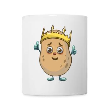Pommes de terre Pommes de terre Légumes rois - Mug blanc - blanc - Devant