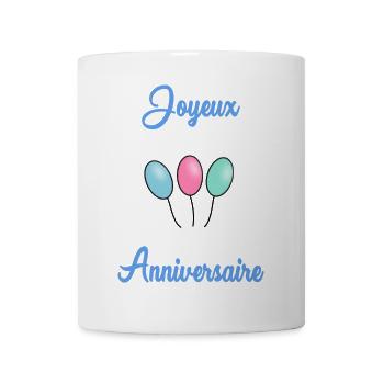 JAHRESTAG. ALLES GUTE ZUM GEBURTSTAG. ALLES GUTE ZUM GEBURTSTAG - Tasse - Weiß - Vorne