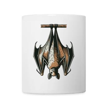 Fledermaus - Tasse - Weiß - Vorne