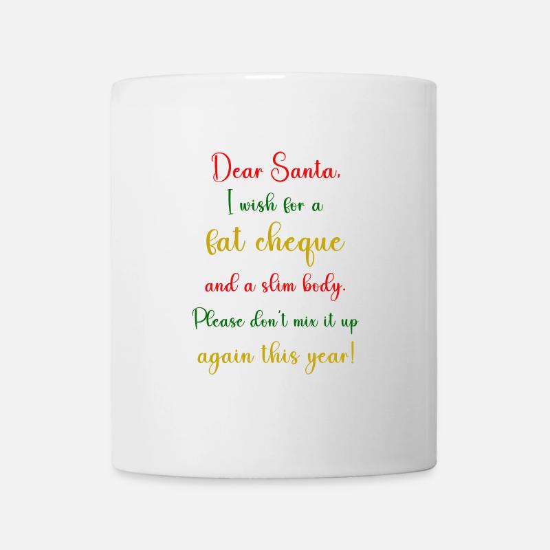 Dear Santa - Tasse - Weiß