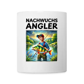 Jeunes pêcheurs - Perche motif enfants - Mug blanc - blanc - Devant