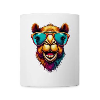 Chameau - Mug blanc - blanc - Devant