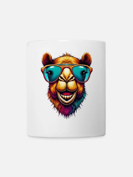Kamel - Tasse - Weiß