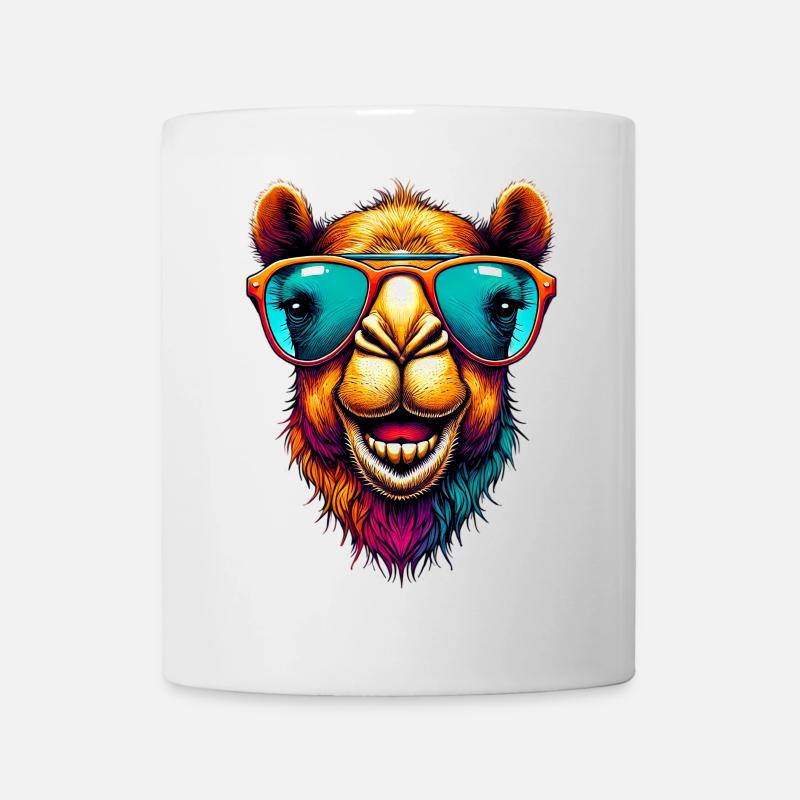 Kamel - Tasse - Weiß