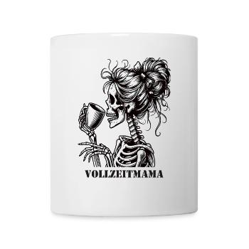 Maman à temps plein - Mug blanc - blanc - Devant