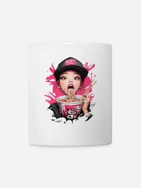 Ramen Girl - Tasse - Weiß