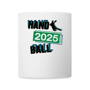 Handball Spieler Team Turnier Mannschaft in 2025 - Tasse - Weiß - Vorne