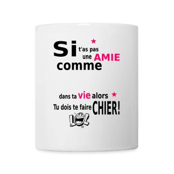 Pas Deux Comme Elle c'est la Meilleure - Mug blanc - blanc - Devant
