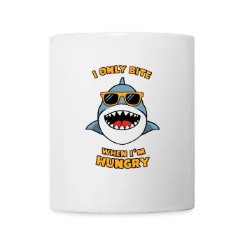 I Only Bite When I'm Hungry - Tasse - Weiß - Vorne