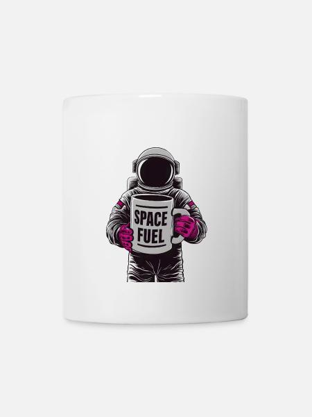 Space Fuel - Tasse - Weiß