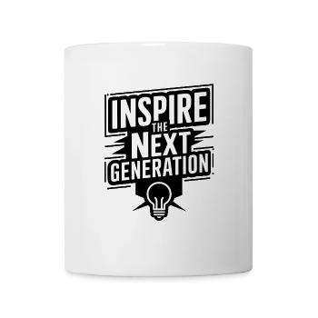 Inspire the Next Generation - Tasse - Weiß - Vorne
