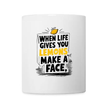 Make a Face - Tasse - Weiß - Vorne