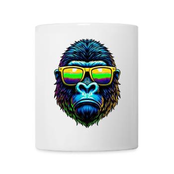 Gorille - Mug blanc - blanc - Devant