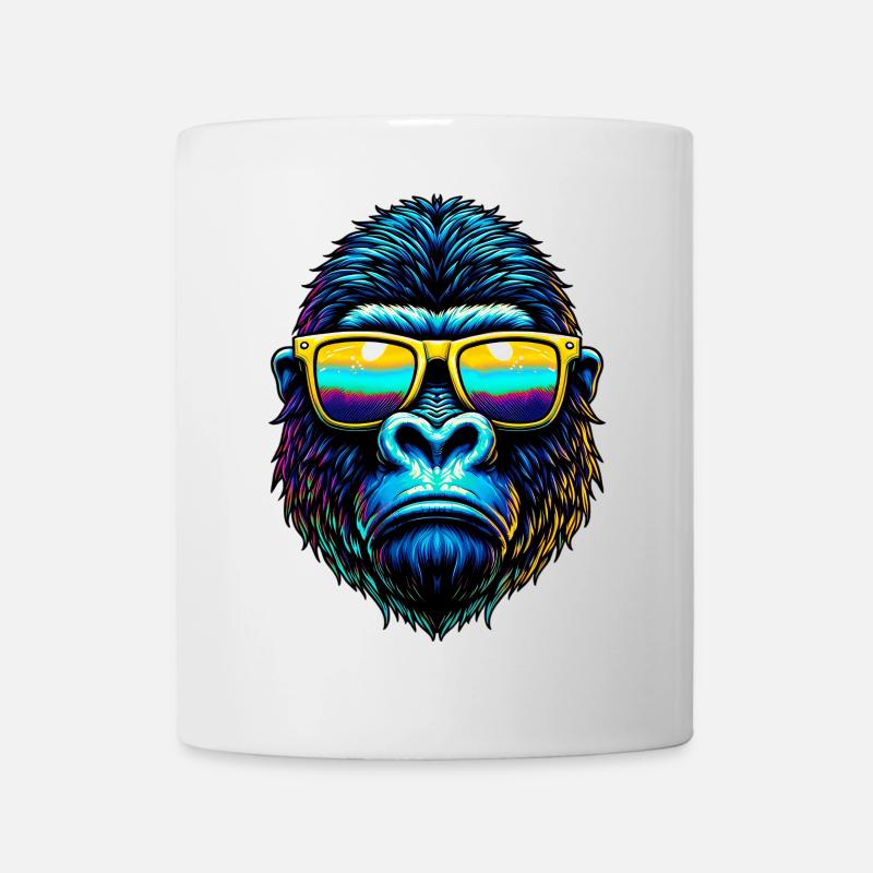 Gorilla - Tasse - Weiß