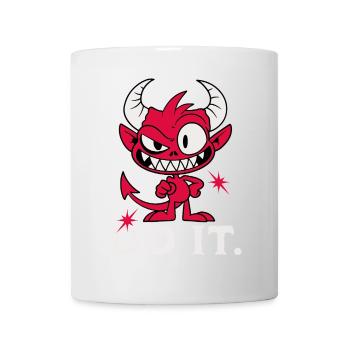 Fais-le. Diable effronté - Mug blanc - blanc - Devant