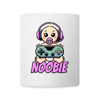 Bébé Noobie / Newbie Girl - Cadeau de naissance - Mug blanc - blanc - Devant