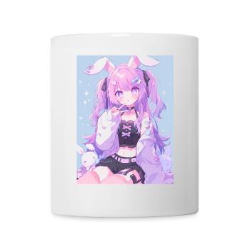 Bunny Bunny Girl Anime Manga Cadeau - Mug blanc - blanc - Devant