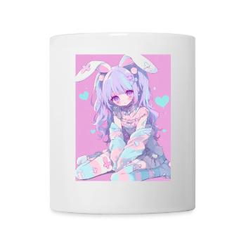 Hase Bunny Girl Anime Manga Pastel Goth Geschenk - Tasse - Weiß - Vorne