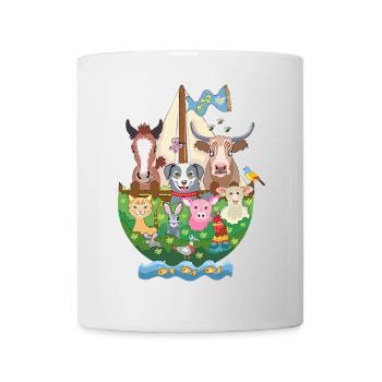 Noahs Arche - Tasse - Weiß - Vorne