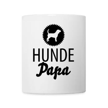 Hunde Papa - Tasse - Weiß - Vorne
