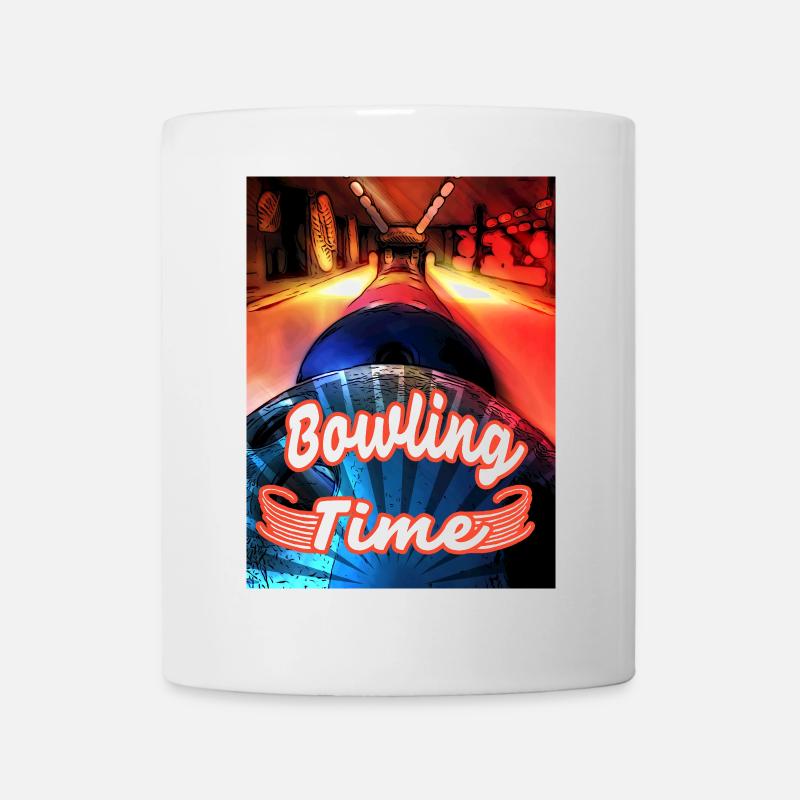 Son heure de bowling - Mug blanc - blanc