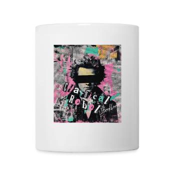 Beethoven Klassische Rebel Punk Kunst Collage - Tasse - Weiß - Vorne