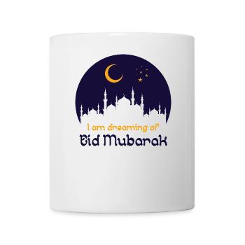 Eid Mubarak Halbmond Islam Ramadan - Tasse - Weiß - Vorne